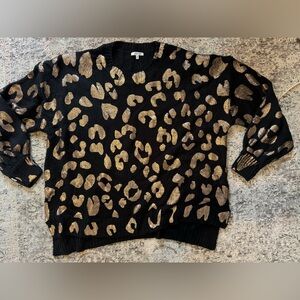 Jodifl oversized foil balloon sleeve sweater size M reposh